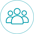 People icon representing behavioral health services