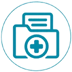 Heart and handshake icon representing support for someone else
